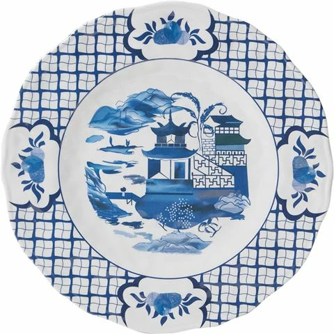 The Enchanted Home - Pagoda Melamine Dinner Plate 28cm