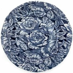 Burleigh - Ink Blue Hibiscus Dinner Plate 26.5cm