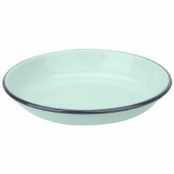 Falcon - Enamel Pasta Plate Pastel Blue 24cm