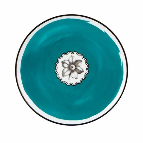 Christian Lacroix - Herbariae Dessert Plate Peacock