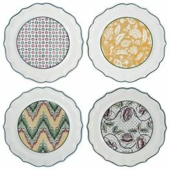 Gien - Dominote Dessert Plates Set 4pce