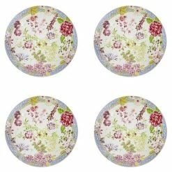 Gien - Millefleurs Pasta Plate Set 4pce