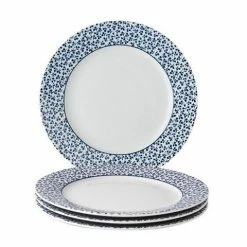 Laura Ashley - Blueprint Floris Plate Set 20cm 4pcs