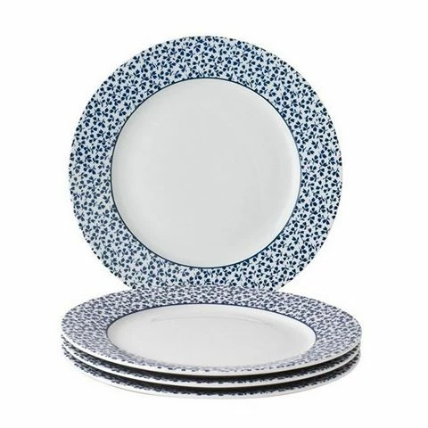 Laura Ashley - Blueprint Floris Plate Set 23cm 4pcs