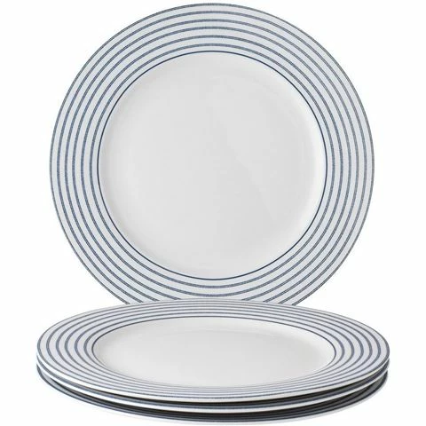 Laura Ashley - Blueprint Candy Stripe Plate Set 26cm 4pcs