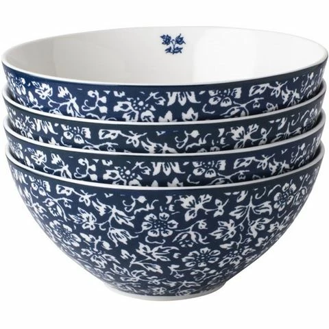 Laura Ashley - Blueprint Sweet Allysum Bowl Set 16cm 4pcs
