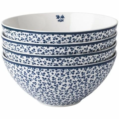 Laura Ashley - Blueprint Floris Bowl Set 16cm 4pcs