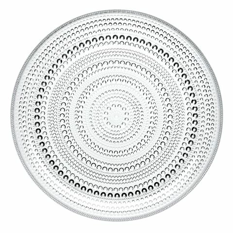 Iittala - Kastehelmi Plate Clear 25cm