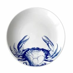 Caskata - Crabs Blue Coupe Salad Plate 20cm