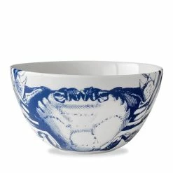 Caskata - Blue Crabs Tall Cereal Bowl 14cm