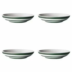 Cornishware - Pasta Bowl Set Adder Green 24.5cm 4pce