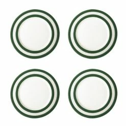 Cornishware - Dinner Plate Set Adder Green 28cm 4pce