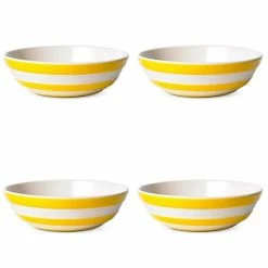 Cornishware - Cereal Bowl Set Yellow 17.5cm 4pce