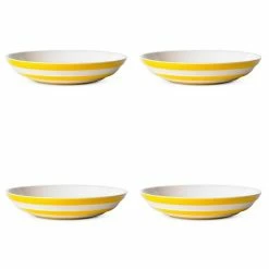 Cornishware - Pasta Bowl Yellow Set 24.5cm 4pce