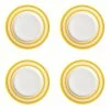 Cornishware - Breakfast Plate Set Yellow 22.8cm 4pce