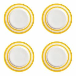 Cornishware - Breakfast Plate Set Yellow 22.8cm 4pce