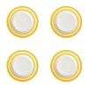 Cornishware - Side Plate Set Yellow 18cm 4pce