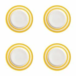 Cornishware - Side Plate Set Yellow 18cm 4pce