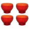 Villeroy & Boch V&B - Boston Coloured Dessert Bowl Red Set 4pce