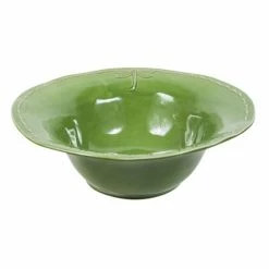 French Country - Dragonfly Green Salad Bowl Large 37cm