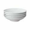 Denby - Porcelain Classic White Pasta Bowl Set 4pce