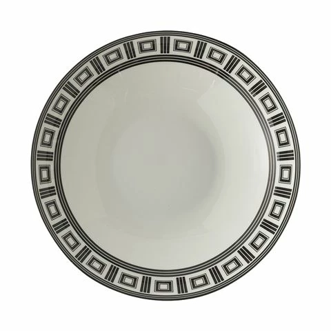 Greg Natale - Astoria Bowl Black & White 22.25cm