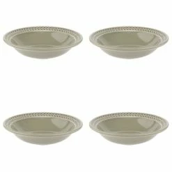 Portmeirion - BG. Harmony Pasta Bowl Set Stone 23cm 4pce