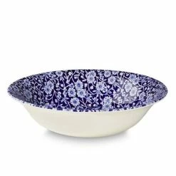 Burleigh - Blue Calico Pudding/Soup Bowl 20.5cm