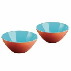 Guzzini - My Fusion Bowl Sea Blue & Coral 12cm Set 2pce