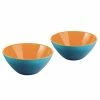 Guzzini - My Fusion Bowl Orange & Sea Blue 12cm Set 2pce