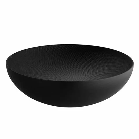 Alessi - Double Bowl Black 25cm
