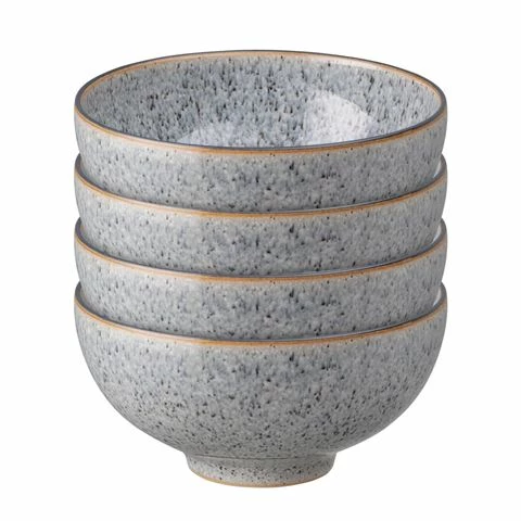 Denby - Studio Rice Bowl Grey Set 4pce