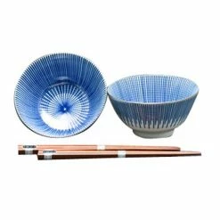 Concept Japan - Yaguruma Togusa Bowl/Chopsticks 15.5cm 4pce