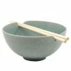 S & P - Ikana Bowl W/Chopsticks Moss 16cm