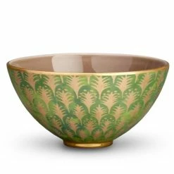 L'Objet - Fortuny Piumette Bowl Medium Green
