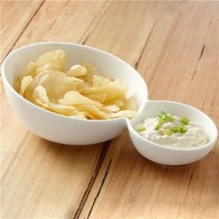 Ladelle - Classica Sloped Split Bowl White